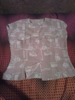 Camisa color salmón talla L
